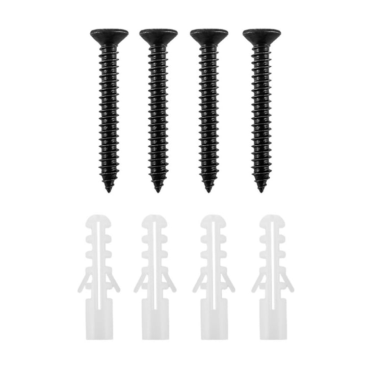 Set of 6 Maclean wall mounts for tires, wheels, ladders, and bicycles; steel construction; max. load 22 kg per mount; MC-487
