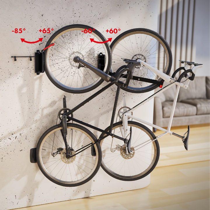 Maclean Wall-Mounted Bike Rack, 35 kg max, MC-499, 3 pieces