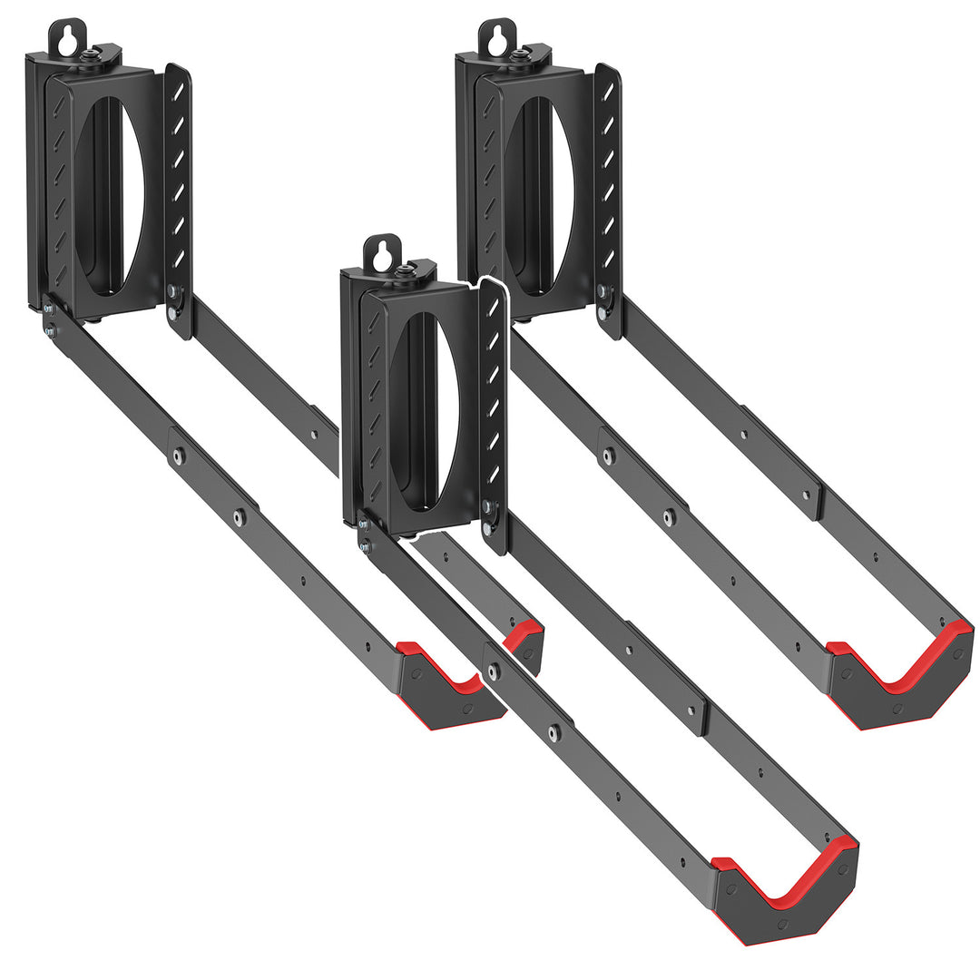 Maclean Wand-Fahrradhalter, max. 35 kg, MC-498, 3 Stück