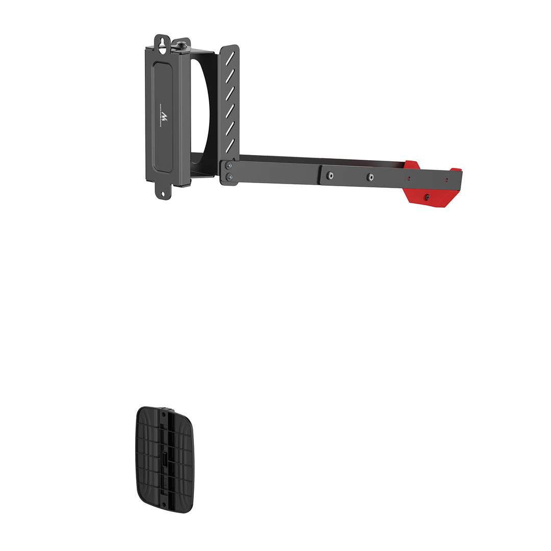 Maclean Wand-Fahrradhalter, max. 35 kg, MC-498, 4 Stück
