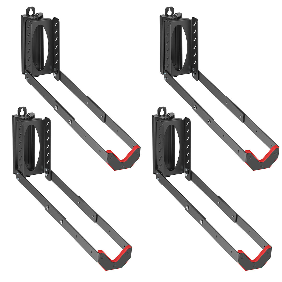 Maclean Wand-Fahrradhalter, max. 35 kg, MC-498, 4 Stück