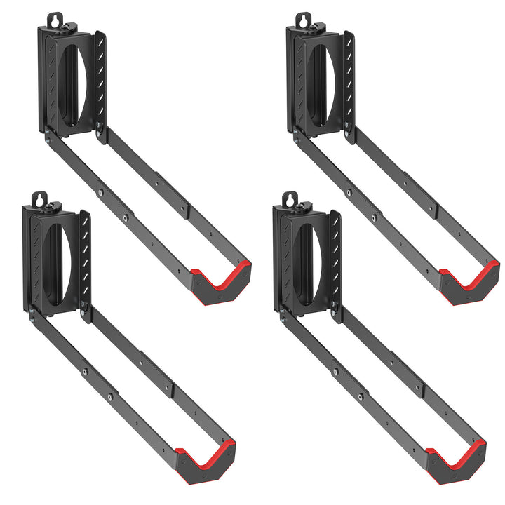 Maclean Wand-Fahrradhalter, max. 35 kg, MC-498, 4 Stück