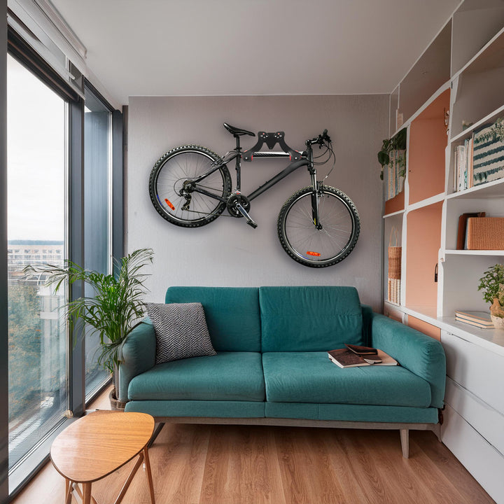Soporte de pared para bicicletas Maclean, acero, carga máxima de 30 kg, MC-449, 3 unidades
