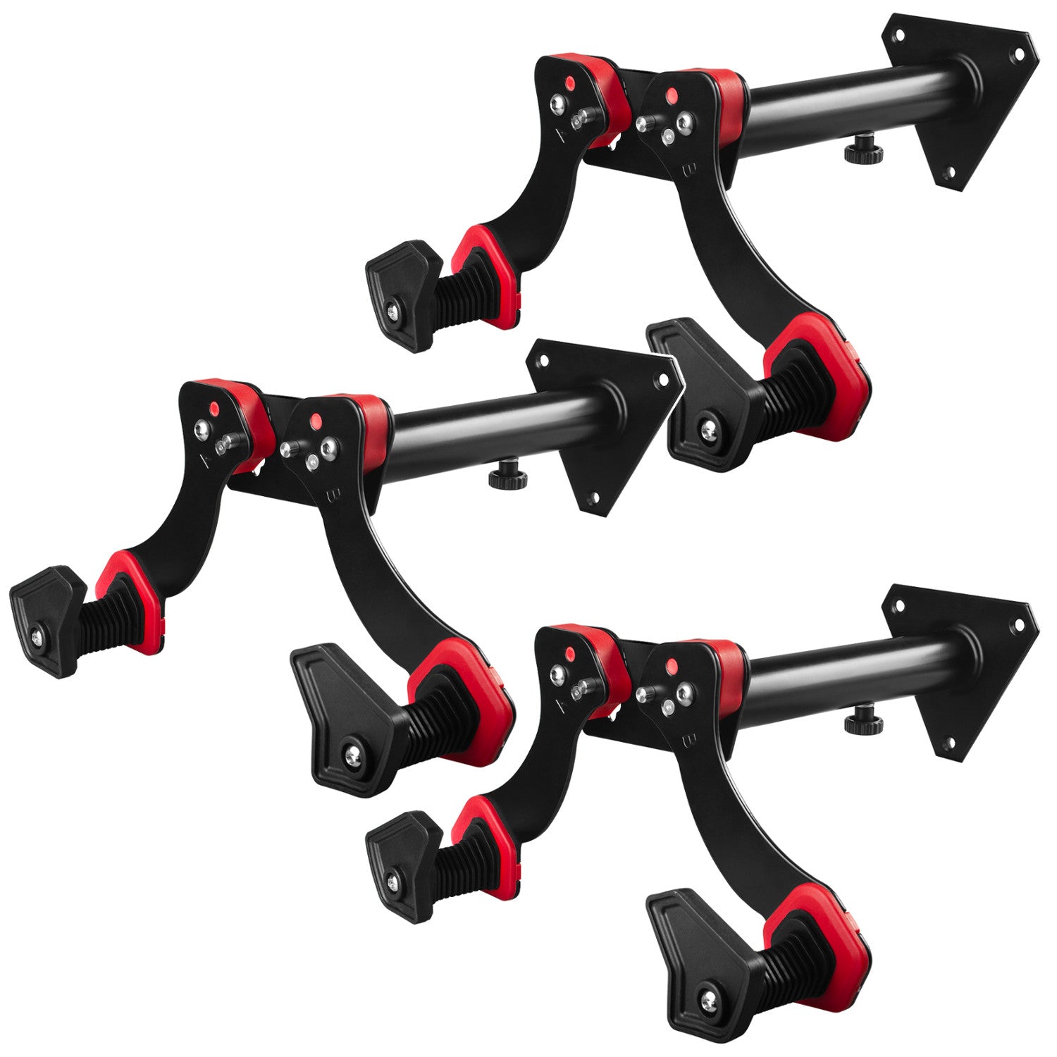 Maclean Av Rack Maclean Wall-Mounted Bike Rack, Steel, Max. Load 30 kg, MC-449, 3 piec ...