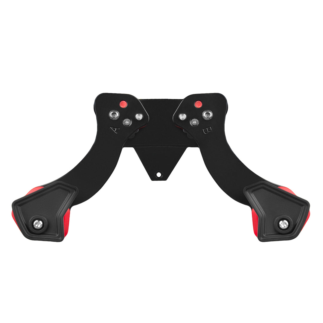Soporte de pared para bicicletas Maclean, acero, carga máxima de 30 kg, MC-449, 4 unidades