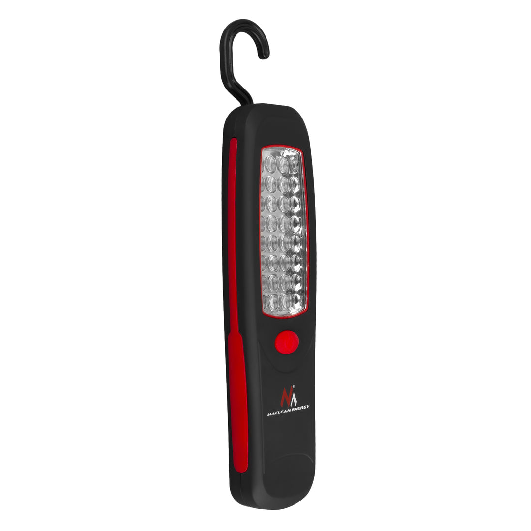 2 lámparas de taller Maclean de 24 LED, imán, gancho, MCE03 + 6 pilas R-06, R06, AA, LR06 de 1,5 V VARTA Longlife Power