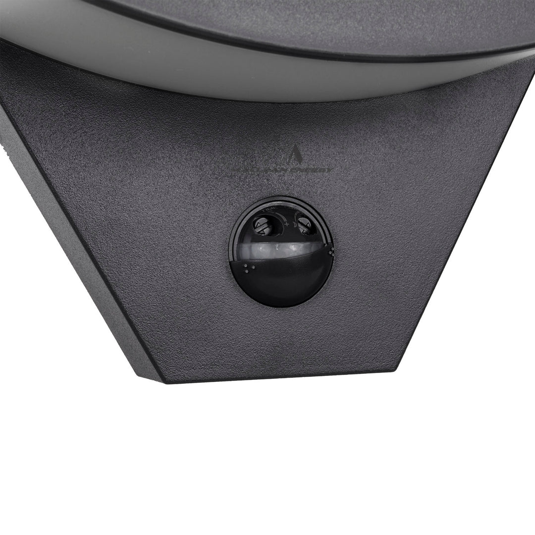 Maclean LED Motion Sensor Light, Infrared Motion Sensor, Black, 10W, IP54, 800 lm, MCE290 B, 2 pieces