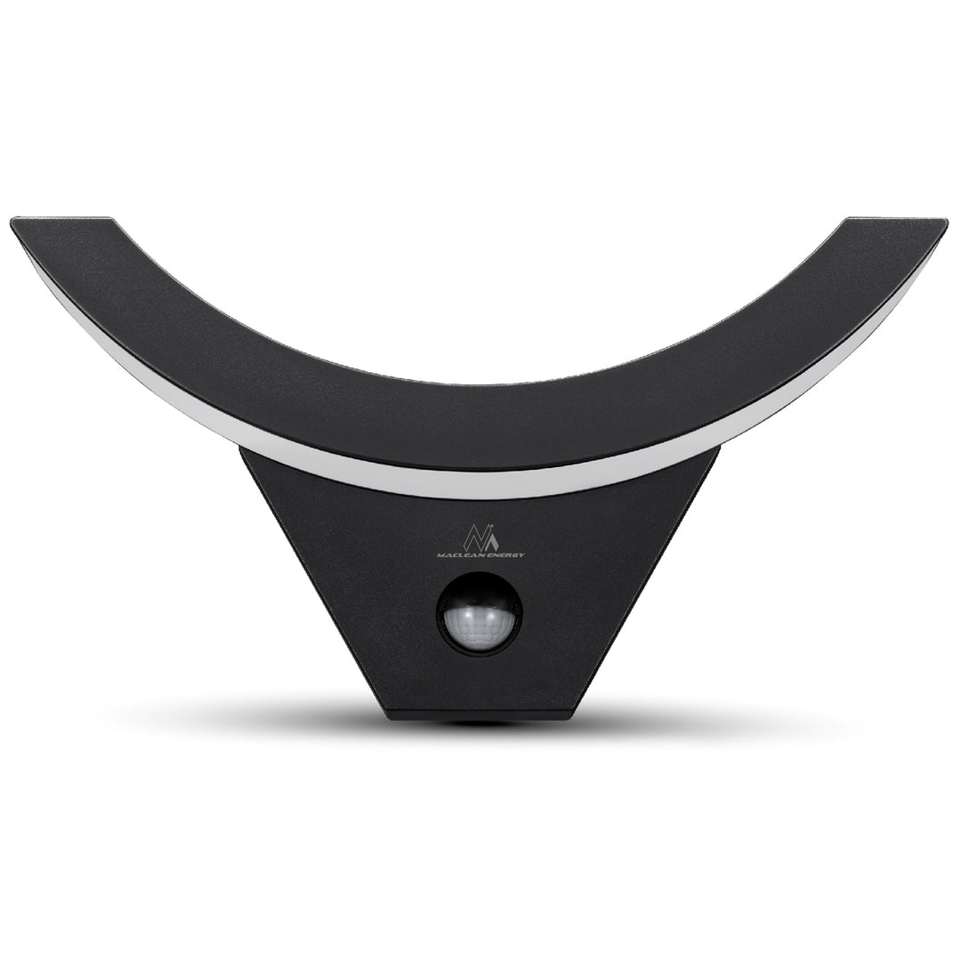 Maclean LED Motion Sensor Light, Infrared Motion Sensor, Black, 10W, IP54, 800 lm, MCE290 B, 4 pieces