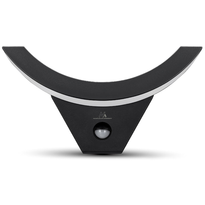 Maclean LED Motion Sensor Light, Infrared Motion Sensor, Black, 10W, IP54, 800 lm, MCE290 B, 4 pieces