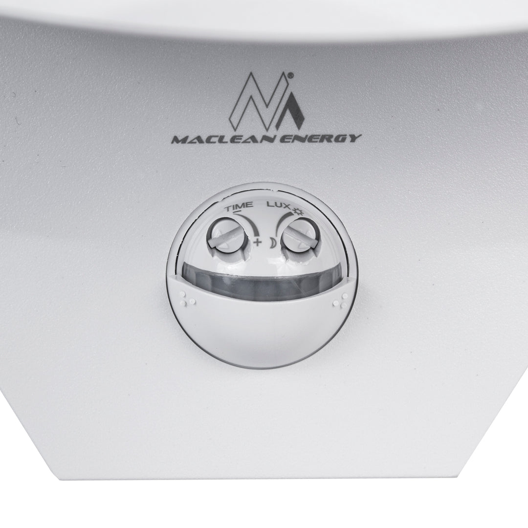 Lámpara LED con sensor de movimiento Maclean, sensor PIR, color blanco, 10 W, IP54, 800 lm, MCE290 W, 2 unidades