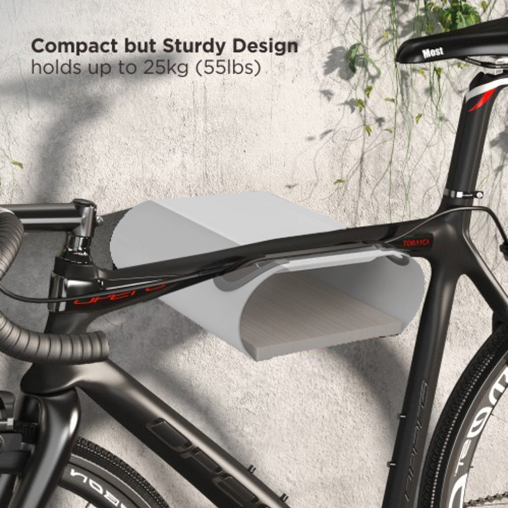 Soporte de pared para bicicletas Maclean, 25 kg máx., MC-466, 4 unidades