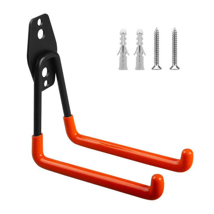 Maclean Wall Mount / Hanger for the Garage, for tires, gardening tools, ladders, hoses, and bicycles, max. load 50 kg, MC-443, 2 pieces