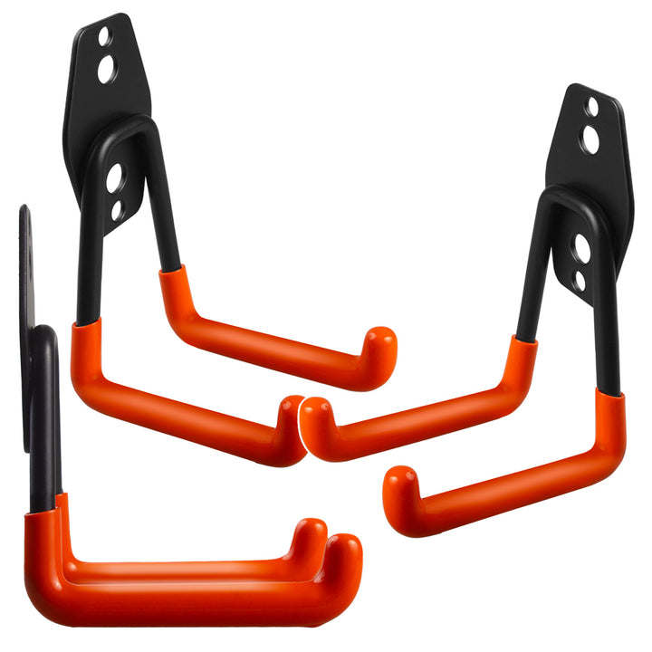 Maclean wall mount for the garage, for tires, gardening tools, ladders, and hoses. Steel, max. load 70 kg, MC-442, 3 pieces