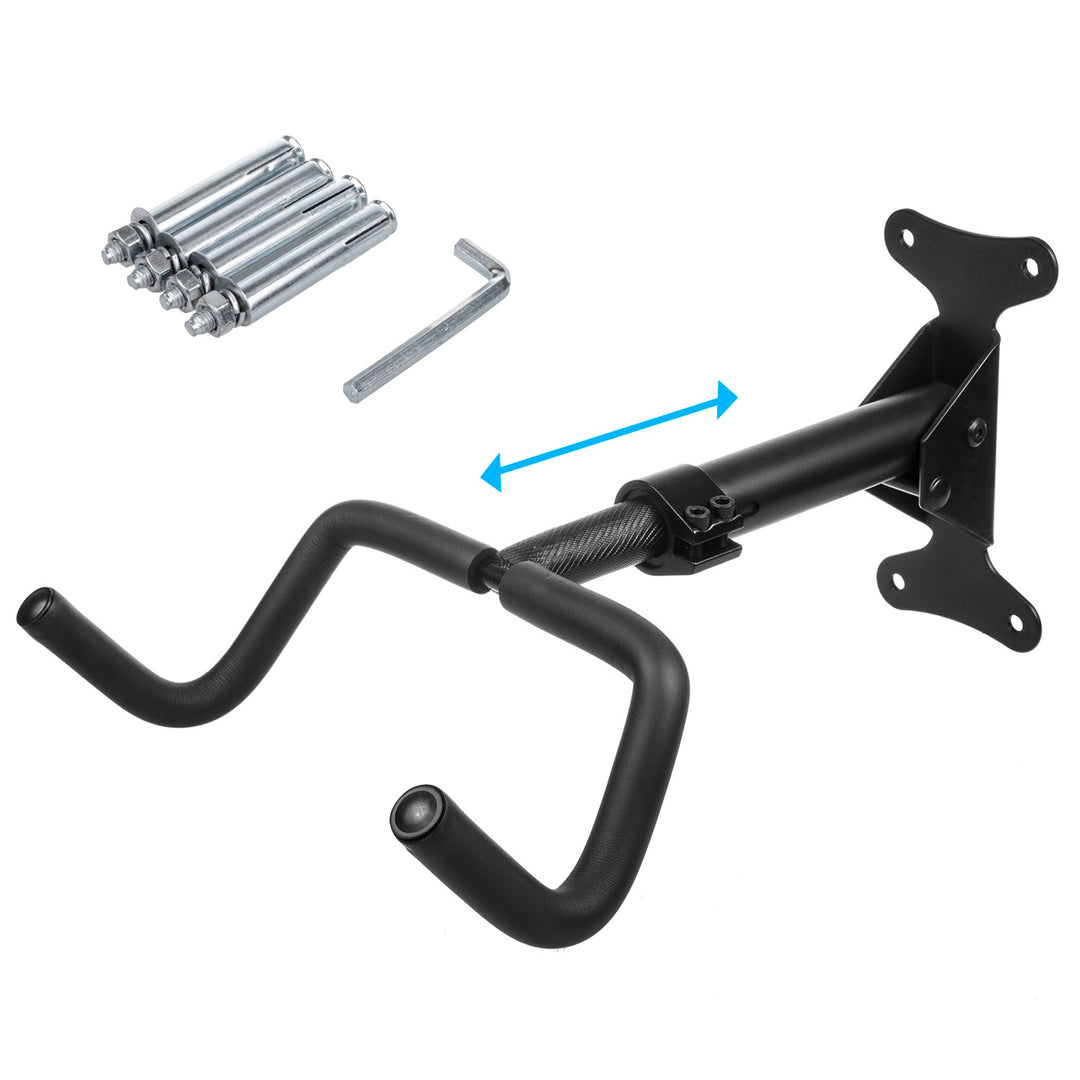 Maclean Av Rack Maclean Horizontal Wall-Mounted Bike Rack, Steel, Max. Load 30 kg, MC ...