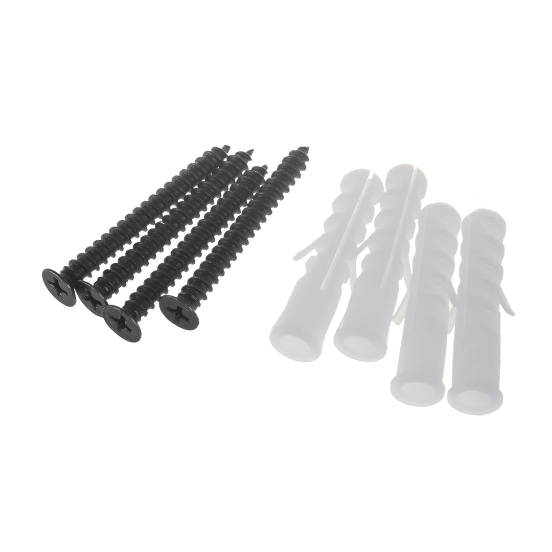 Maclean Set of 4 Wall Mounts for Tools, Wheels, Ladders, and Bicycles, Steel, Max. Load 70 kg, MC-436