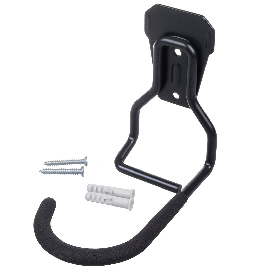 Maclean Vertical Wall-Mounted Bike Rack, Steel, Max. Load 20 kg, MC-433, 3 pieces