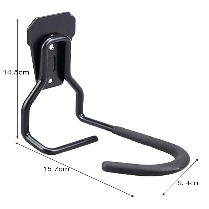 Maclean Vertical Wall-Mounted Bike Rack, Steel, Max. Load 20 kg, MC-433, 3 pieces