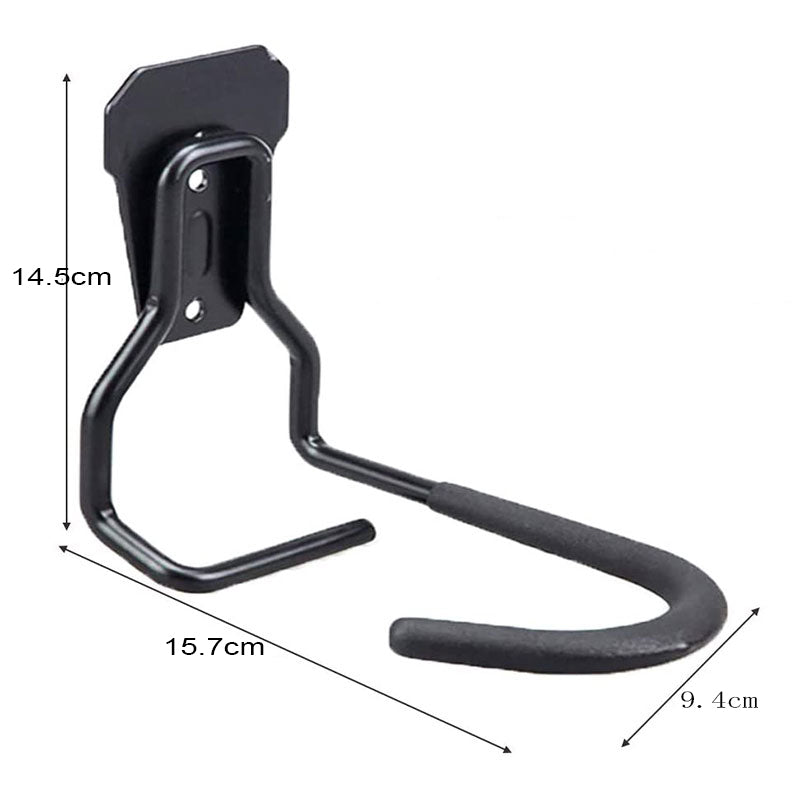 Maclean Vertical Wall-Mounted Bike Rack, Steel, Max. Load 20 kg, MC-433, 4 pieces