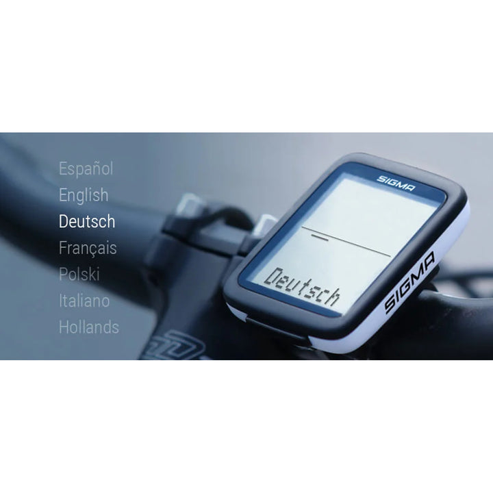 Sigma BC 10.0 WR bike computer, waterproof, weather-resistant, large and easy-to-read display, 10 functions