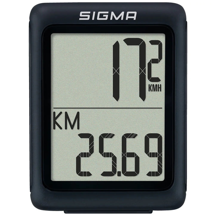Sigma BC 5.0 WR bike computer, waterproof, weather-resistant, large and easy-to-read display, 5 basic functions