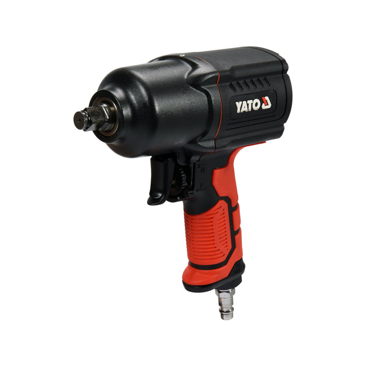Yato Air Wrench, 1/2" Drive, Forward/Reverse Switch, Durable Composite Body, YT-09544