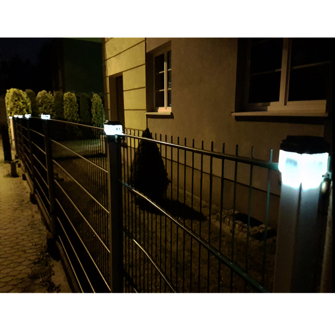 Lámpara LED solar para poste GreenBlue, 60 x 40 mm, cubierta en forma de sobre, GB125, 2 unidades