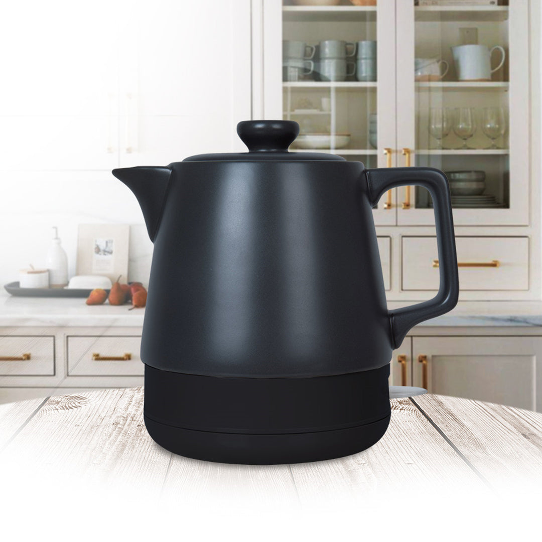 Maestro Ceramic Kettle, 1L capacity, 1200W, black, MR-071