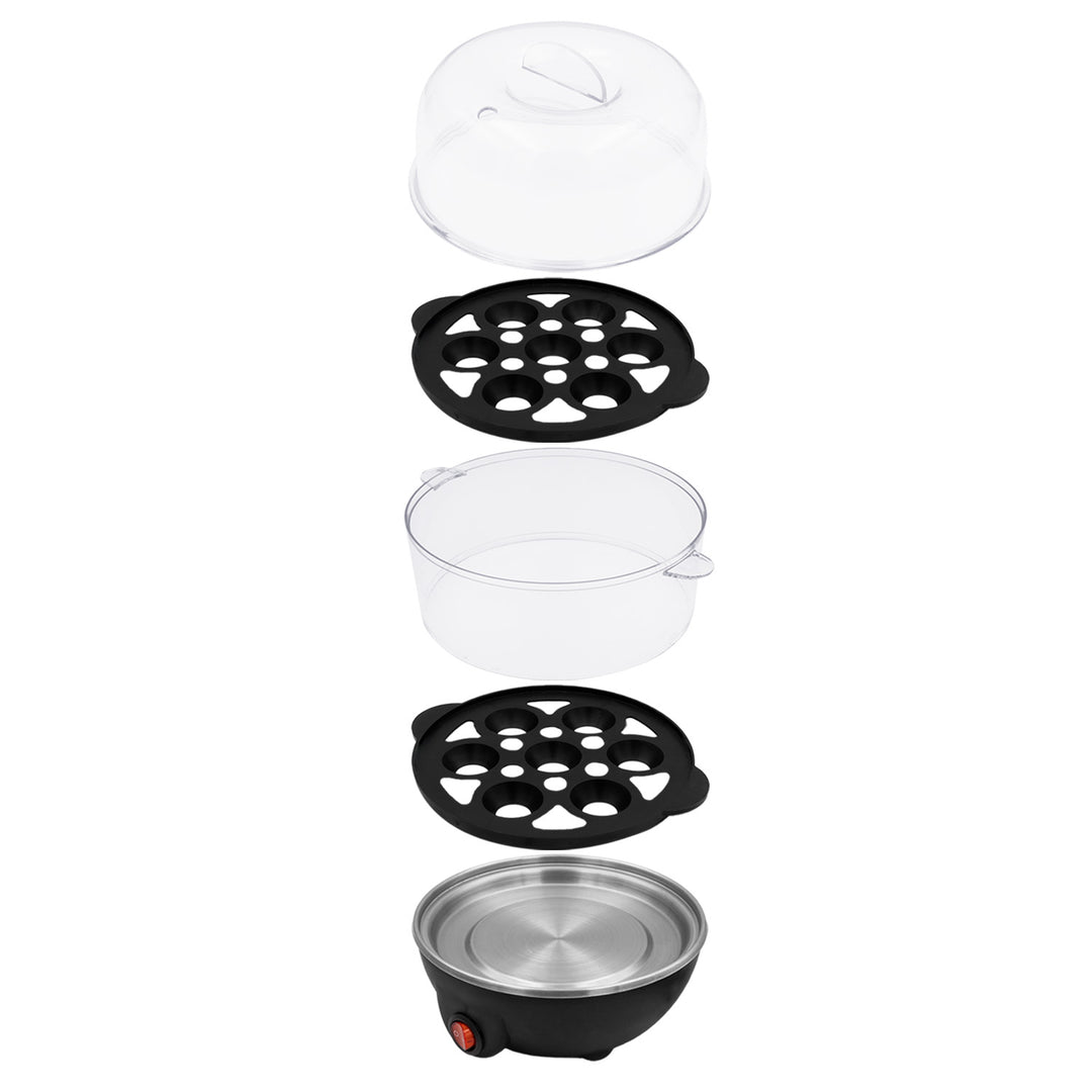 GreenBlue 2-Tier Egg Cooker for 14 Eggs, 350W, holds up to 14 eggs, 220–240 V~, 50/60 Hz, GB358