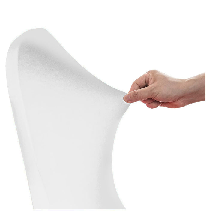 GreenBlue White Catering Chair Cover, 88x50x45 cm, Spandex, GB374, 4 pieces