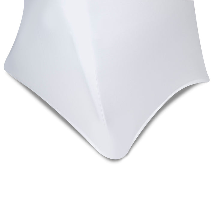 GreenBlue White Catering Chair Cover, 88x50x45 cm, Spandex, GB374, 4 pieces