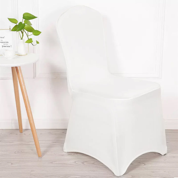 GreenBlue White Catering Chair Cover, 88x50x45 cm, Spandex, GB374, 2 pieces