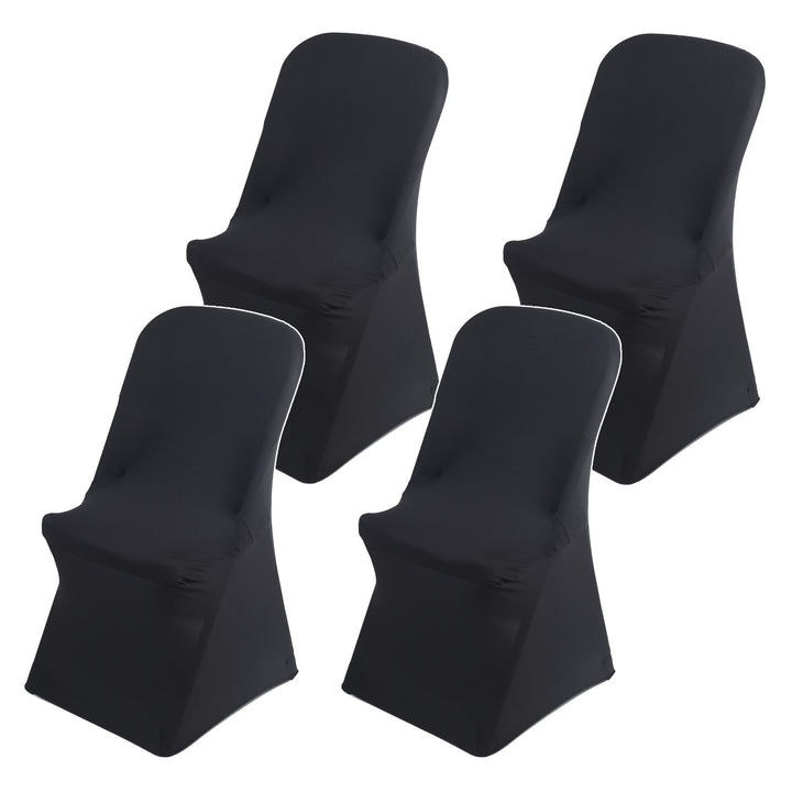 Housse pour chaise de restauration noire GreenBlue, 88 x 50 x 45 cm, spandex, GB373, lot de 4