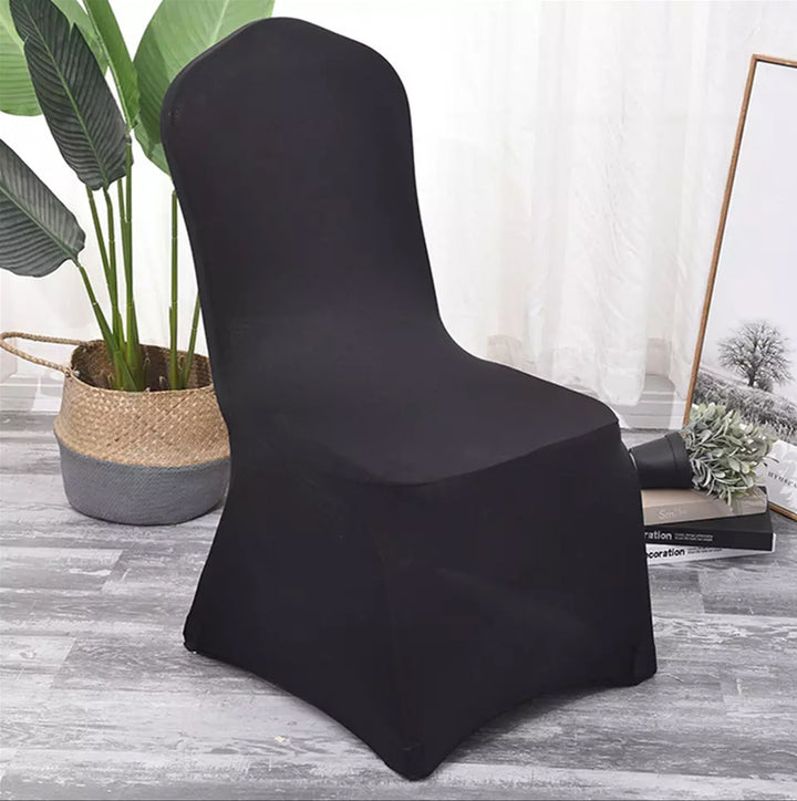 Housse pour chaise de restauration noire GreenBlue, 88 x 50 x 45 cm, spandex, GB373, lot de 2