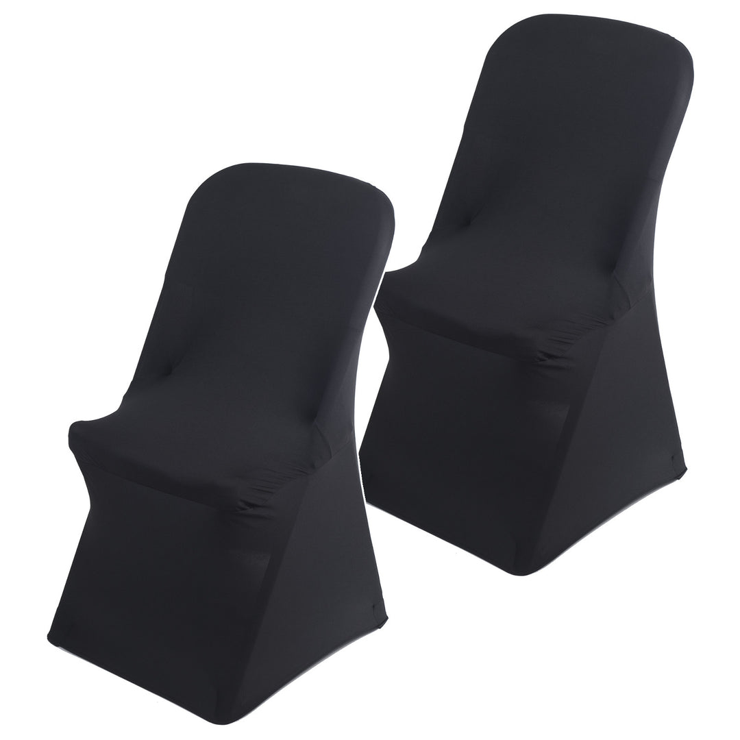 Housse pour chaise de restauration noire GreenBlue, 88 x 50 x 45 cm, spandex, GB373, lot de 2