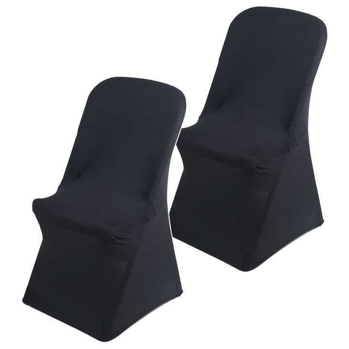 Housse pour chaise de restauration noire GreenBlue, 88 x 50 x 45 cm, spandex, GB373, lot de 2