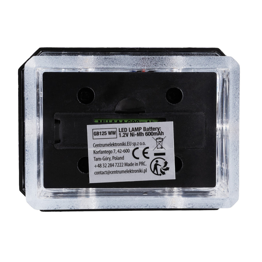Lámpara LED solar para poste GreenBlue, 60 x 40 mm, cubierta en forma de sobre, 3200 K, GB125 WW, 2 unidades