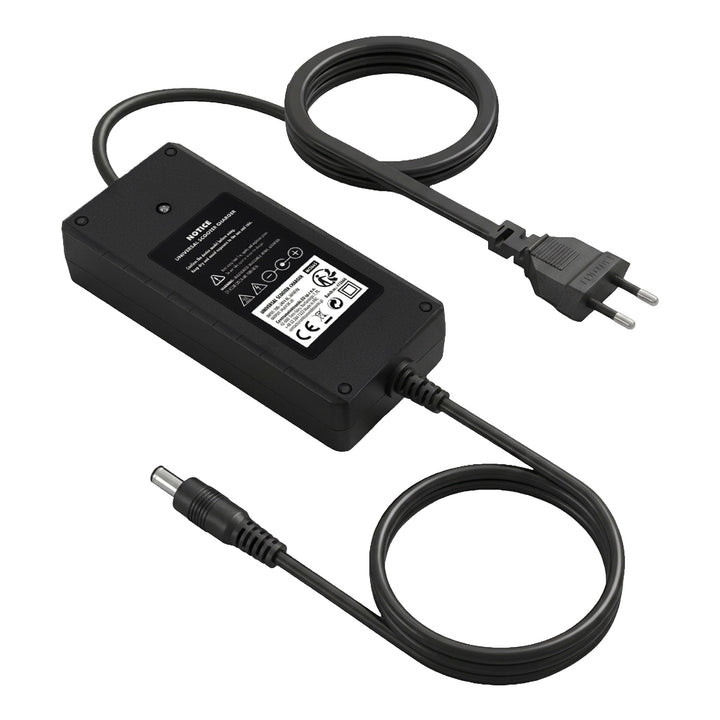 Cargador universal / Fuente de alimentación Maclean Energy, para patinetes, 54,6 V CC, 2 A, máx. 110 W, carga rápida, 6 enchufes, MCE665