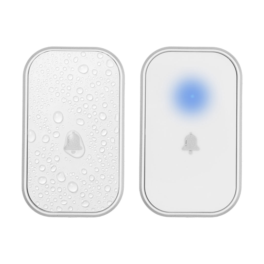 GreenBlue Wireless Doorbell, 38 melodies, 90 dB, white, range up to 200 m, GB404 W