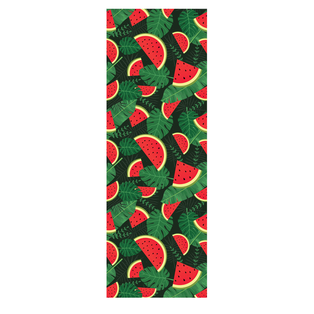 GreenBlue GB183 Classic Beech Deck Chair with Watermelon Print, 2 pieces