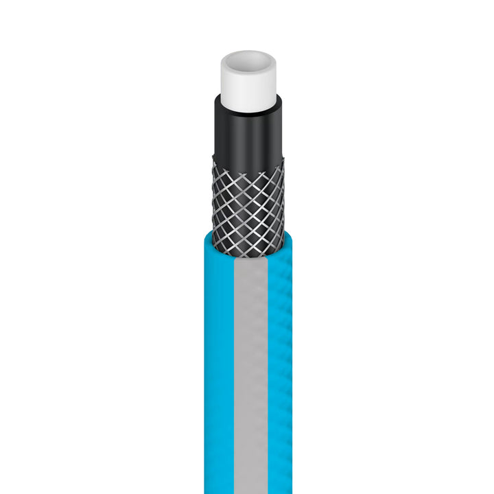 Chariot pour tuyau Cellfast Aluplus 1/2" 60 m + Tuyau d'arrosage Cellfast IDEAL 1/2" 30 m + Kit avec arroseur droit Cellfast Basic 1/2"