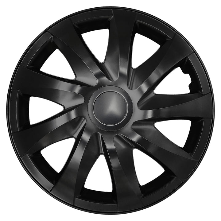 Universal-Radkappen 14'' NRM DRACO, mattschwarz, 4 Stück