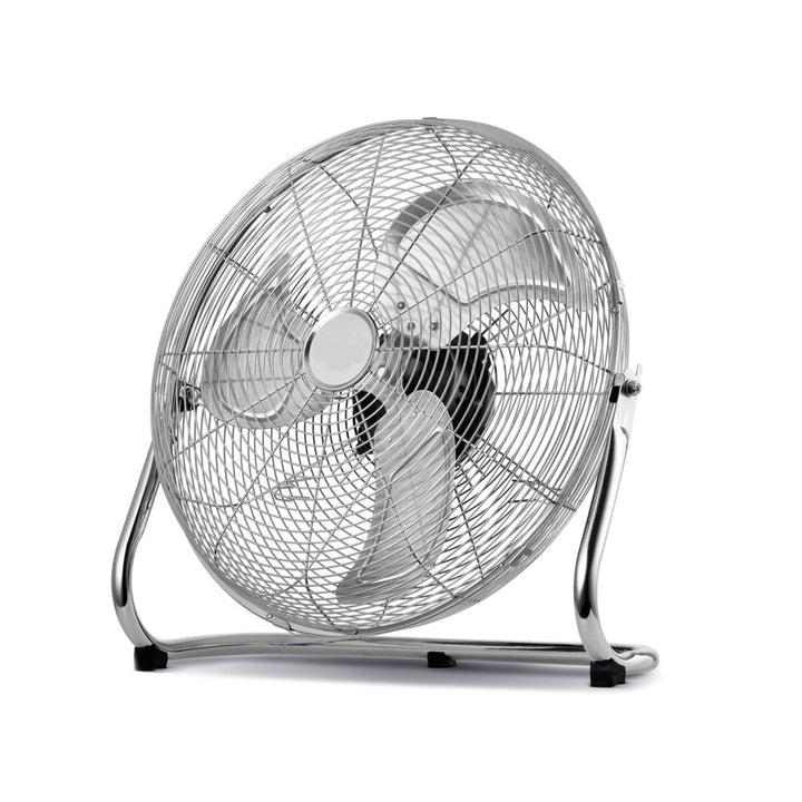 HanksAir-Standventilator, Leistung 80 W, 3 Betriebsstufen, aus verchromtem Stahl, Durchmesser 40 cm, Kabellänge 1,5 m, W021