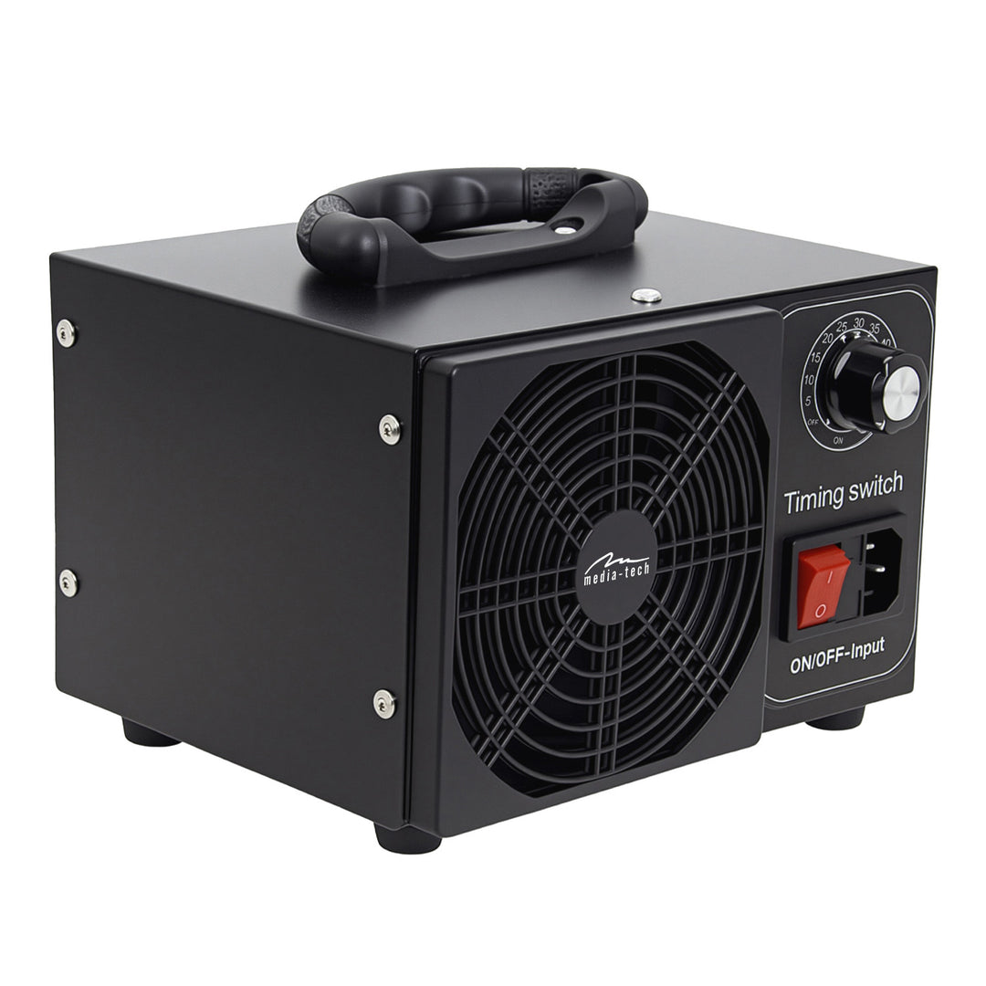 Ozonateur professionnel pour la désinfection et la purification de l'air, Mediatech, Débit d'ozone : 60 000 mg/h, minuterie, Puissance : 140 W, boîtier métallique
