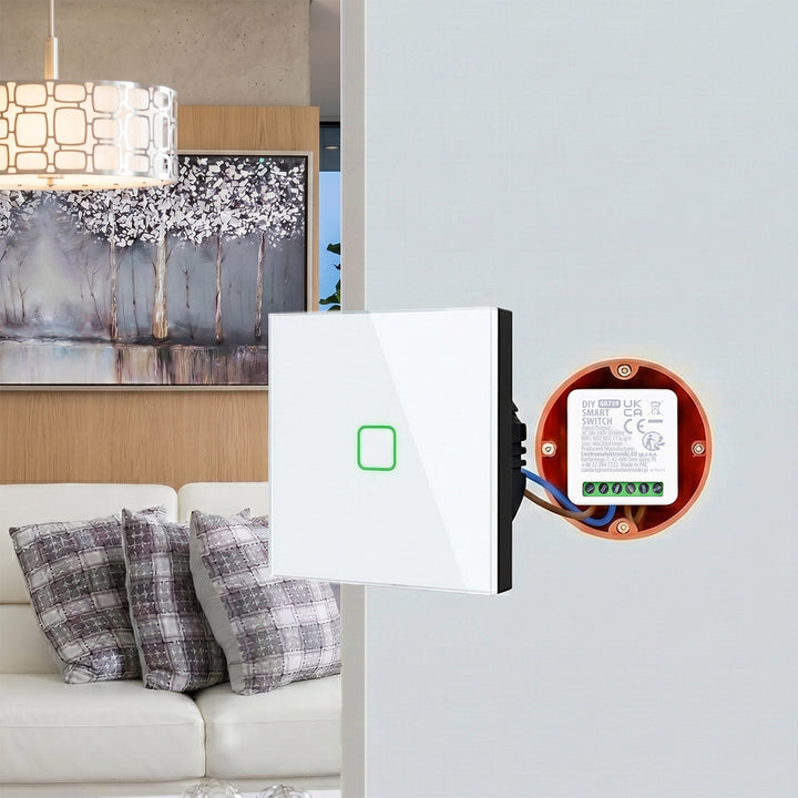 GreenBlue WLAN-Einbaurelais, Android/iOS/Alexa/Google Home, 100–240 V AC, 50/60 Hz, max. 16 A, für LED 150 W, GB739, 2 Stück