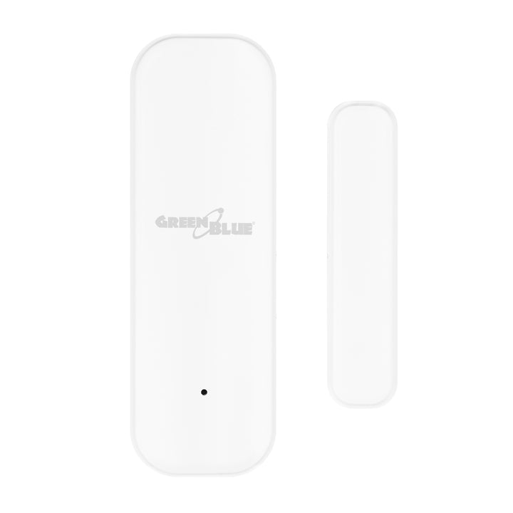 Contacteur sans fil / capteur d'ouverture Wi-Fi GreenBlue, Android/iOS, pour portes / fenêtres, 3,0 V CC, LR03x2, GB479 W, 2 kits