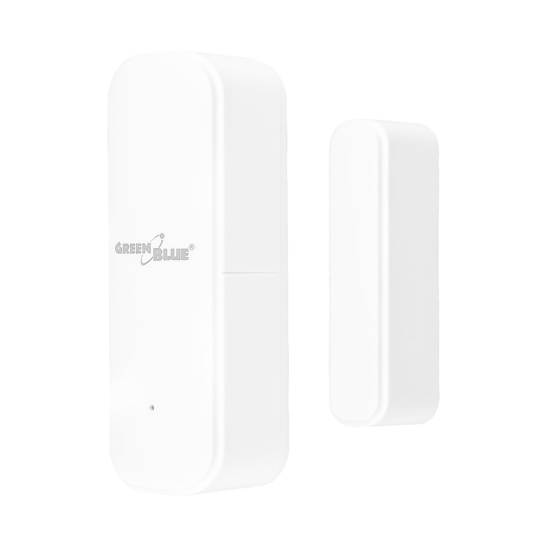 Contacteur sans fil / capteur d'ouverture Wi-Fi GreenBlue, Android/iOS, pour portes / fenêtres, 3,0 V CC, LR03x2, GB479 W, 2 kits