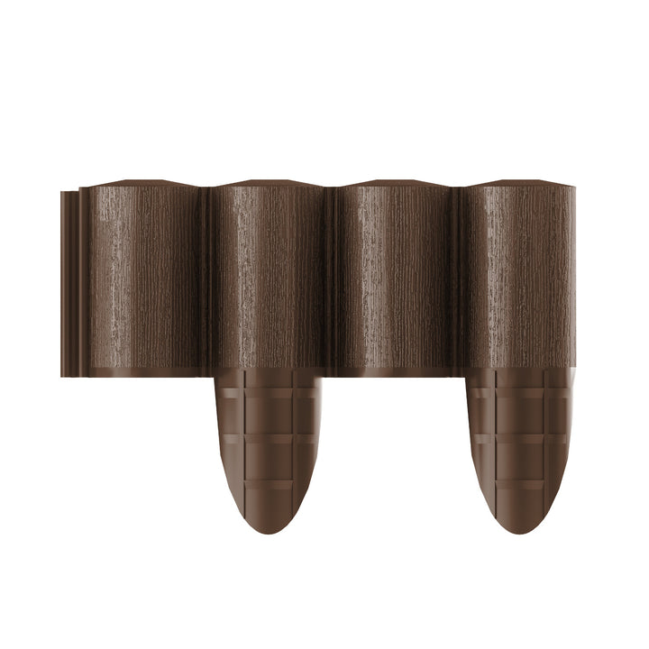 Cellfast Garden Fence, wood-grain finish, frost-resistant, 7.2 m long, brown, 34-031