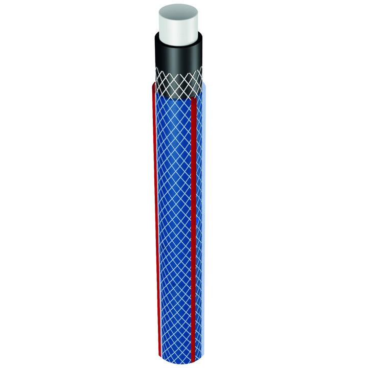Chariot pour tuyau d'arrosage 1/2" 45 m + Tuyau d'arrosage Vartco Light Blue 1/2" 30 m Agaplast