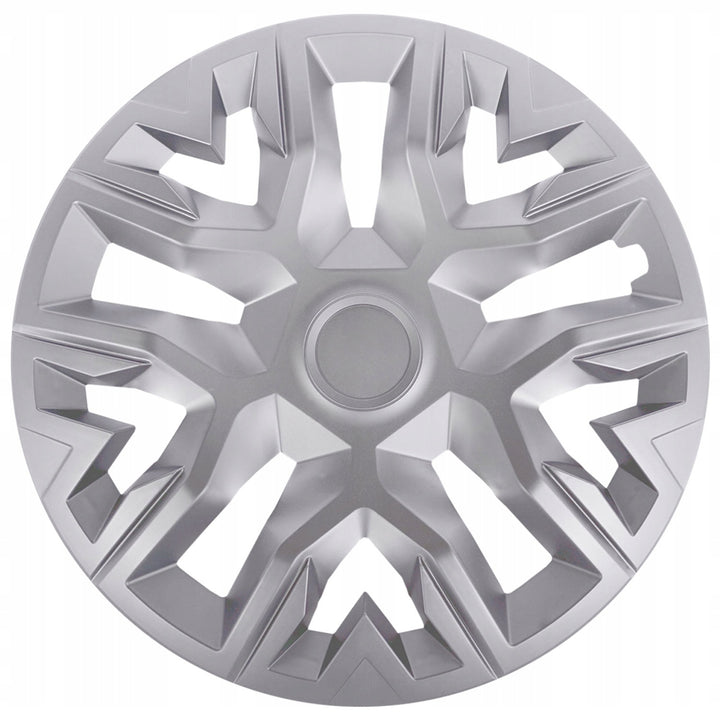NRM The Best 16'' Universal Wheel Cover, Silver, 1 piece