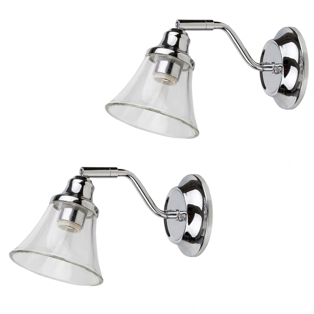 RABALUX ANTOINE 3207 E14 IP44 Bathroom Wall Sconce, 2 pieces